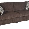 Serta® RTA San Paolo Collection Fabric Sofa, 73"W, Mink Brown