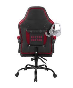 Imperial MLB Adjustable Oversized Vinyl High-Back Office Task Chair, Boston Red Sox 2