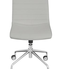 Elle Décor Adelaide Mid-Back Task Chair, Ivory/Yellow Gold 2