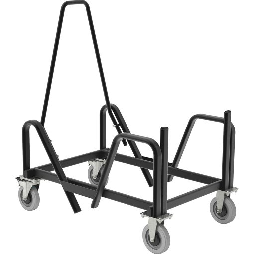 HON® Motivate Chair Cart For High-Density Stackers, Black - Image 2