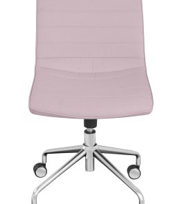 Elle Décor Adelaide Mid-Back Task Chair, Pink/Rose Gold 2