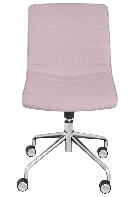 Elle Décor Adelaide Mid-Back Task Chair, Pink/Rose Gold - Image 2