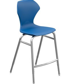 Marco Group™ Apex™ Apex Series Adjustable Stool, Blue/Chrome 2