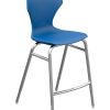 Marco Group™ Apex™ Apex Series Adjustable Stool, Blue/Chrome