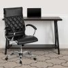 Safco® Vue™ Intensive Use Mesh Task Chair, Black Vinyl 3