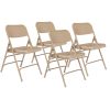 Eurostyle Allison Bungie Low-Back Commercial Office Chair, Black/Silver 3