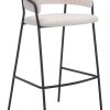 Glamour Home Barras Plastic Dining Accent Chairs, Gray, Set Of 2 Chairs 4