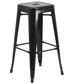 Flash Furniture Commercial Backless Bar Stool, Black 2