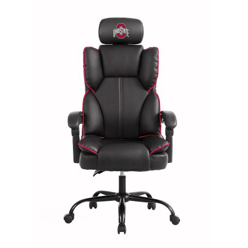Imperial NCAA Champ Ergonomic Faux Leather Computer Gaming Chair, Ohio State