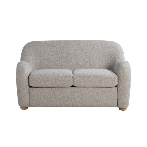 Lifestyle Solutions Gilroy Loveseat, 32-3/4”H x 57-1/10”W x 33-1/10”D, Pebble