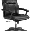 Realspace® Densey Bonded Leather  Mid-Back Manager’s Chair, Brown/Black/Silver 4