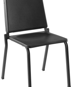 National Public Seating Melody Stackable Music Chairs, Black, Set Of 2 2