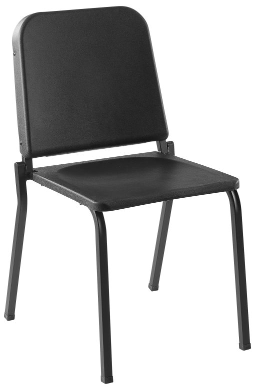 National Public Seating Melody Stackable Music Chairs, Black, Set Of 2 - Image 2