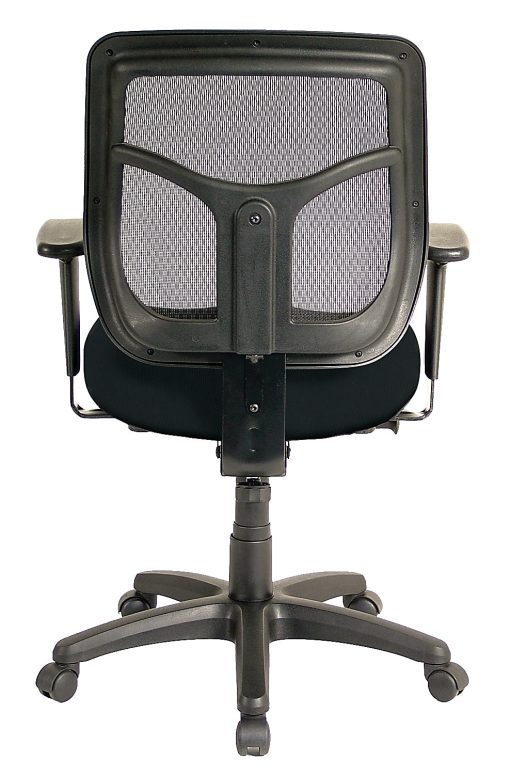 WorkPro® Apollo MT9400 Ergonomic Low-Back Task Chair With Antimicrobial Vinyl, Black - Image 2