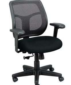 WorkPro® Apollo MT9400 Ergonomic Low-Back Task Chair With Antimicrobial Vinyl, Black