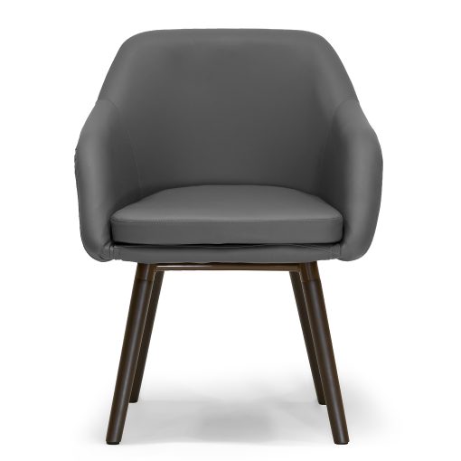 Glamour Home Adaya Dining Chairs, Gray, Set Of 2 Chairs - Image 2