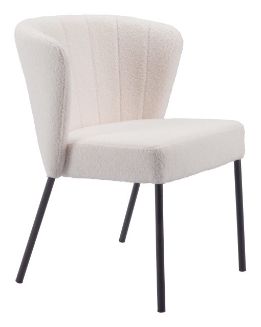 Zuo Aimee Dining Chairs, Cream, Set Of 2 Chairs - Image 2