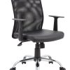 HON Nucleus Task Chair KD – Black Seat Color – Vinyl Seat Material – Black Back Color – Armrest – 1 Each 4