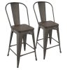 Safco® Stack Chairs, Black, Set Of 4 4