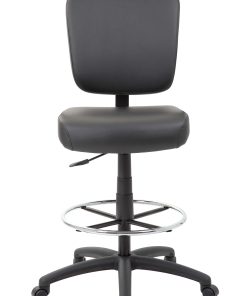 Boss Office Products Heavy Duty Armless Drafting Stool, Black 2