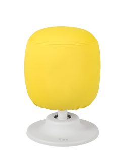 Kore Design™ Kids Adjustable Pivot Stool, Yellow/White, KDAP2024WK
