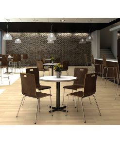 Lorell® Bentwood Cafe Chair, 34″H, Espresso, Set Of 2 2