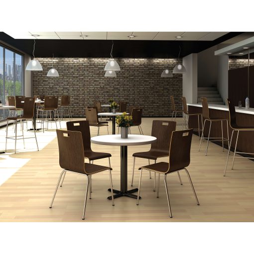 Lorell® Bentwood Cafe Chair, 34"H, Espresso, Set Of 2 - Image 2