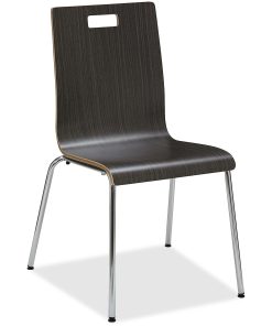 Lorell® Bentwood Cafe Chair, 34"H, Espresso, Set Of 2