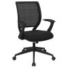 Office Star™ Work Smart Ergonomic Multifunction High-Back Chair, 38-1/4″H , Burgundy/Black 3