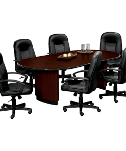 HON® Executive Ergonomic Bonded Leather Chair, Black 2