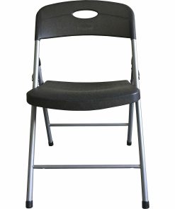 Lorell® Translucent Folding Chairs, Smoke, Set Of 4 Chairs 2