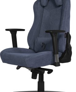 Arozzi Vernazza Premium Ergonomic Fabric High-Back Gaming Chair, Blue/Black