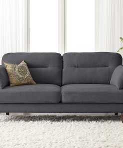Serta® Sierra Collection Loveseat, Slate Gray/Chestnut