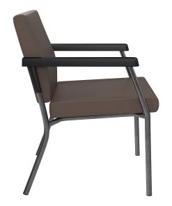 Office Star™ Bariatric Big & Tall Guest Chair, Java/Gunmetal Gray 2
