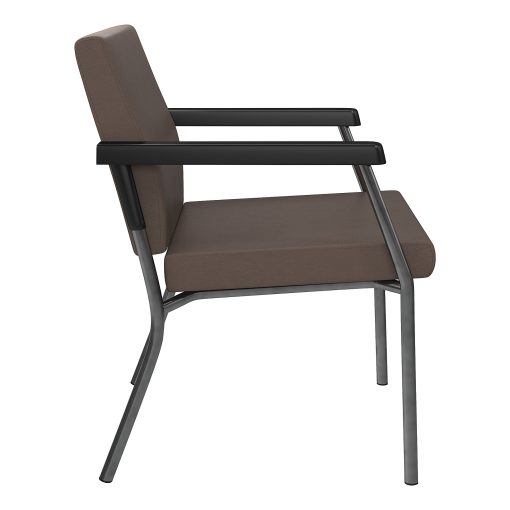 Office Star™ Bariatric Big & Tall Guest Chair, Java/Gunmetal Gray - Image 2