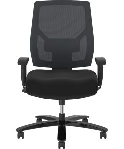HON® Basyx Big & Tall Mid Back Task Chair, Black 2