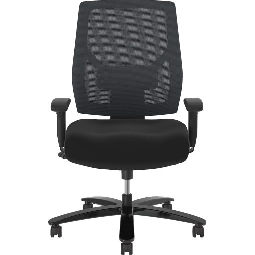 HON® Basyx Big & Tall Mid Back Task Chair, Black - Image 2