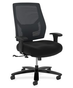 HON® Basyx Big & Tall Mid Back Task Chair, Black