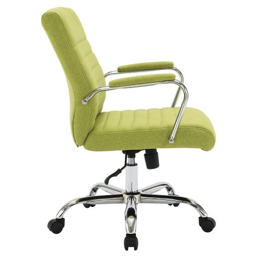 Office Star Ergonomic Fabric Mid-Back Office Task Chair, Basil - Image 2