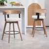 Zuo Marcel Barstools, Brown, Set Of 2 Barstools 3