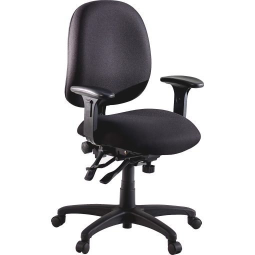 Lorell® High-Performance Ergonomic Multifunction Chair, Black - Image 2