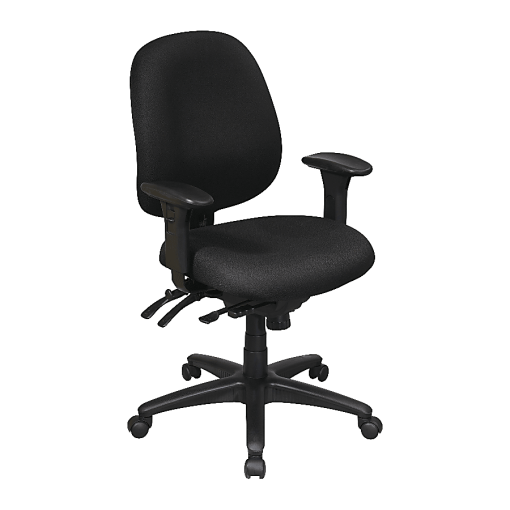 Lorell® High-Performance Ergonomic Multifunction Chair, Black