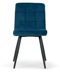 Glamour Home Anika Dining Chairs, Blue, Set Of 2 Chairs 2