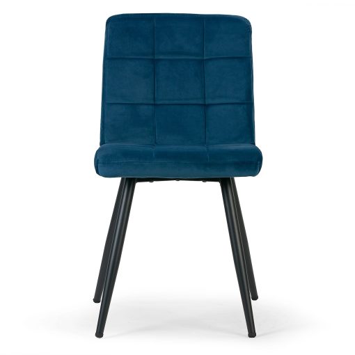 Glamour Home Anika Dining Chairs, Blue, Set Of 2 Chairs - Image 2