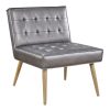 Bestier Microfiber Power Lift Recliner Accent Chair With Pocket And Remote Control, Gray/Black 3