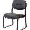 Boss Office Products Ribbed Back Ergonomic Faux Leather High-Back Task Chair, Black 3