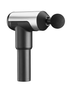 Conair® PowerMaster™ Percussion Cordless Massage Gun, 12”H x 3”W x 8”D, Black/Silver 2