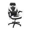 Linon Ryker Sherpa Home Office Chair, Gray/Silver 4