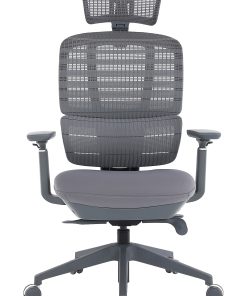 WorkPro® Momentum Ergonomic Mesh/Mesh Active High-Back Office Chair, Gray/Gray, BIFMA Compliant 2