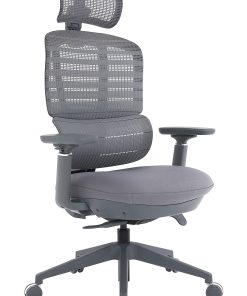 WorkPro® Momentum Ergonomic Mesh/Mesh Active High-Back Office Chair, Gray/Gray, BIFMA Compliant